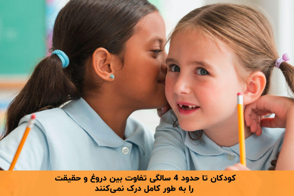 اصلاح دروغگویی کودک با توضیح در مورد تفاوت دروغ و حقیقت