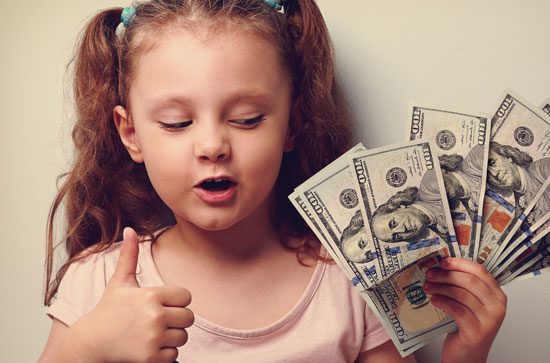 آموزش پول خرج کردن به کودک